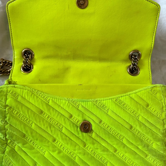 Balenciaga BB Logo Bag Neon - Picture 5 of 7
